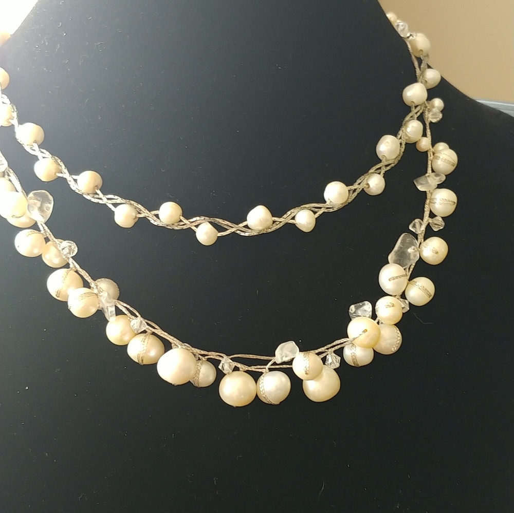 2 Vintage Pearl Necklaces